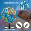 Illuminated world globe with 88 constellations, featuring a stable base for educational bedtime exploration.
