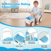 3-in-1 Kids Ride On Push Car with Rope and Storage Basket - Gallery View 10 of 11