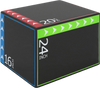 3-in-1 Plyometric Box 16 x 20 x 24 Inches Soft Plyo Jump Box