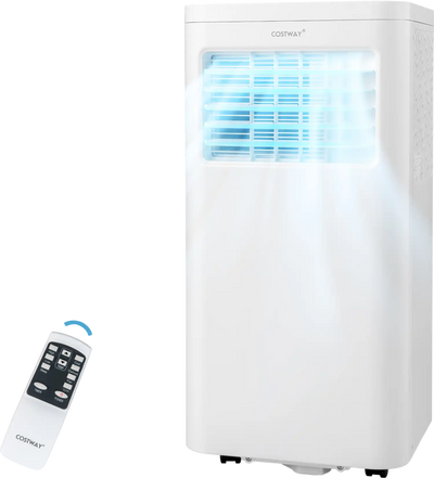 Costway 5000/6000 BTU Portable Air Conditioner Cools 250 Sq Ft 76925314 New