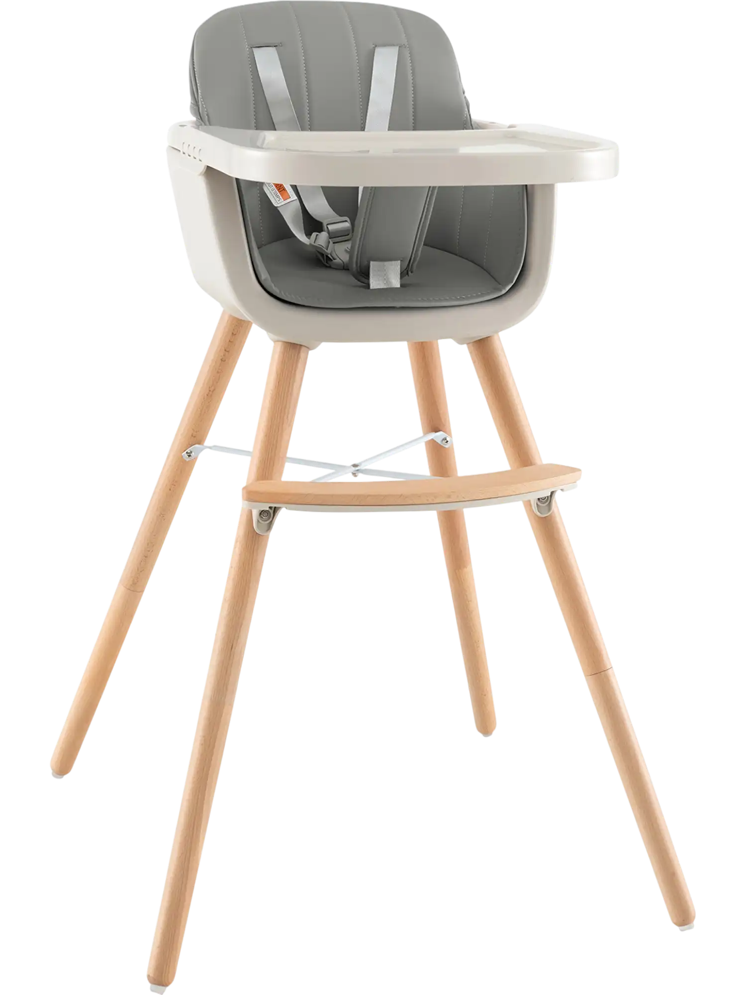 Costway 3-in-1 Convertible Wooden High Chair w/ Cushion 02951647 New