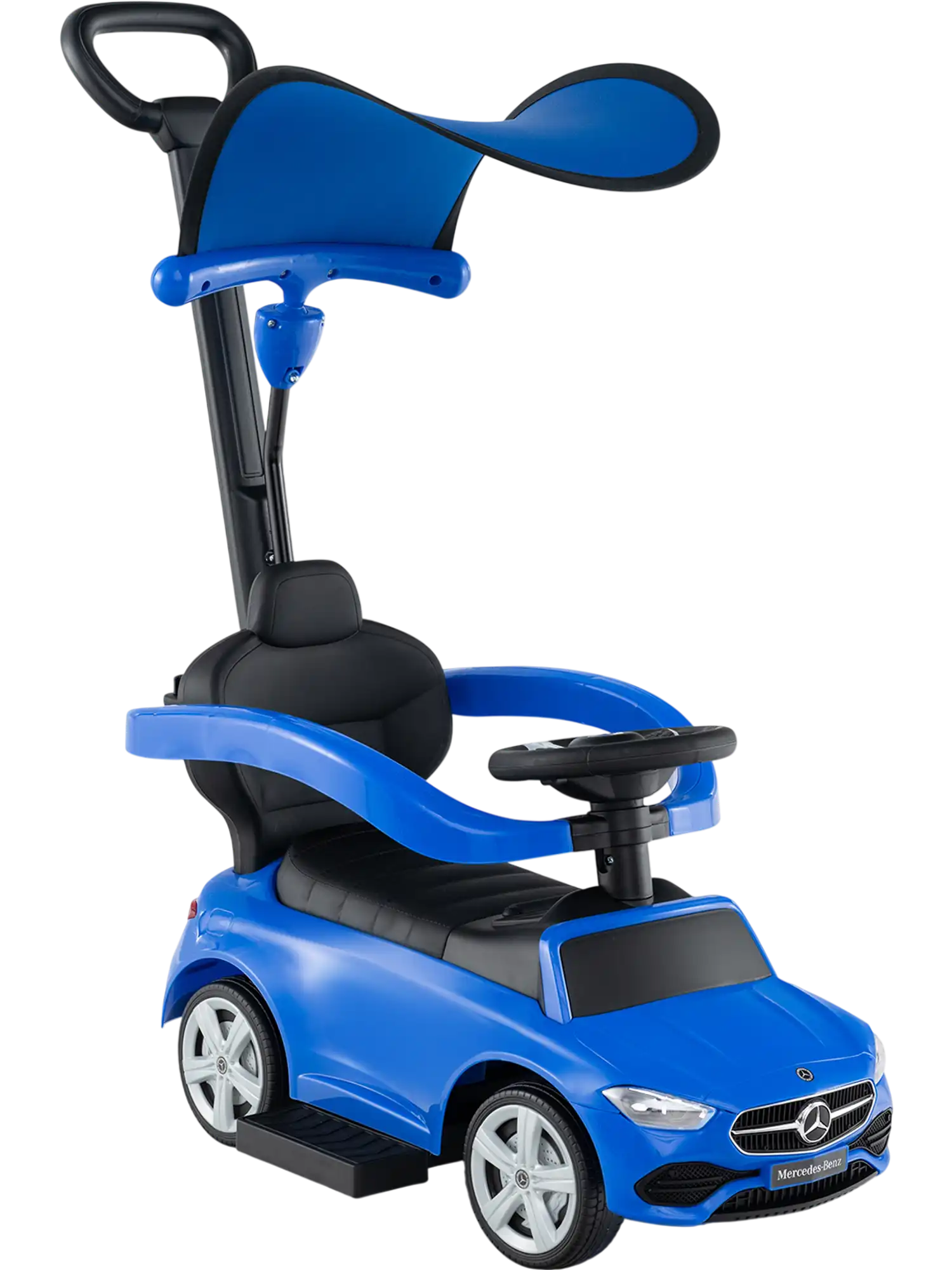 Costway Mercedes-Benz Licensed 3-in-1 Ride On Push Car with Canopy 40528167 New
