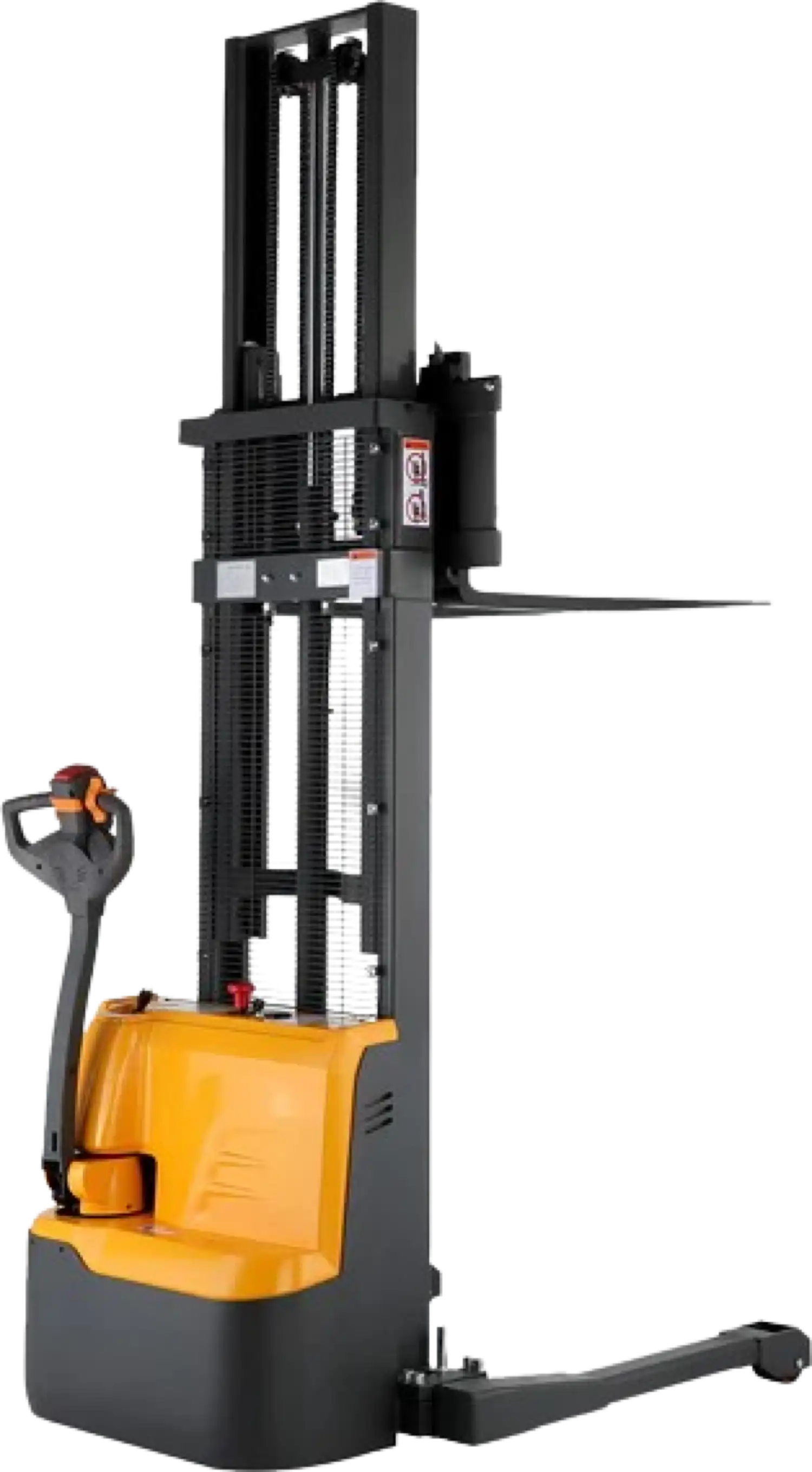 Apollolift A-3038 Powered Forklift Electric Walkie Stacker with Straddle Legs 2640 lbs. Capacity 98