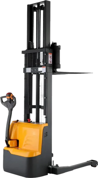 Apollolift A-3038 Powered Forklift Electric Walkie Stacker with Straddle Legs 2640 lbs. Capacity 98