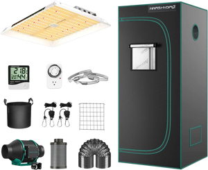 Mars Hydro Full Grow Kit TS-1000 LED Grow Light 2.3' X 2.3'