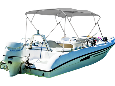 Costway 4-Bow Boat Bimini Top Sun Shade Canopy w/ Storage Boot 159746283 New