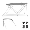 4-bow boat bimini top sun shade canopy made of 600D oxford fabric with aluminum support, includes storage boot for.