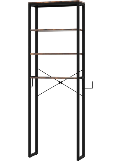 Costway 4-Tier Freestanding Over Toilet Storage Rack 14650732 New