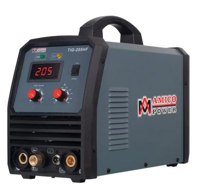 Amico Electric TIG-205HF 100-250V Wide Voltage 205 Amp HF-TIG Stick Arc DC Inverter Welder New