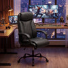 Big and tall adjustable high back leather office chair with ergonomic design and thick cushion for ultimate comfort.
