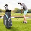 Golf Cart Bag Lightweight Portable Golf Club Organizer Bag-Gray - Gallery View 1 of 10