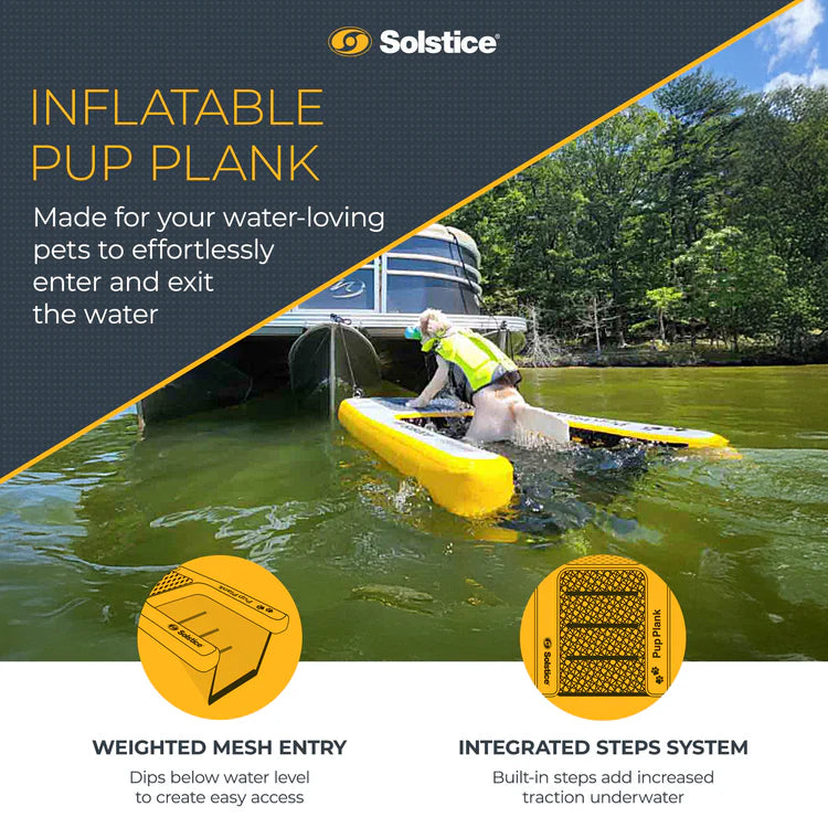 Swimline Solstice 33248 Inflatable Pup Plank XL 48" x 32" with 200 Lbs Capacity New