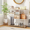 40 Inch Console Table Behind Sofa Couch with Storage-Natural - Gallery View 1 of 11