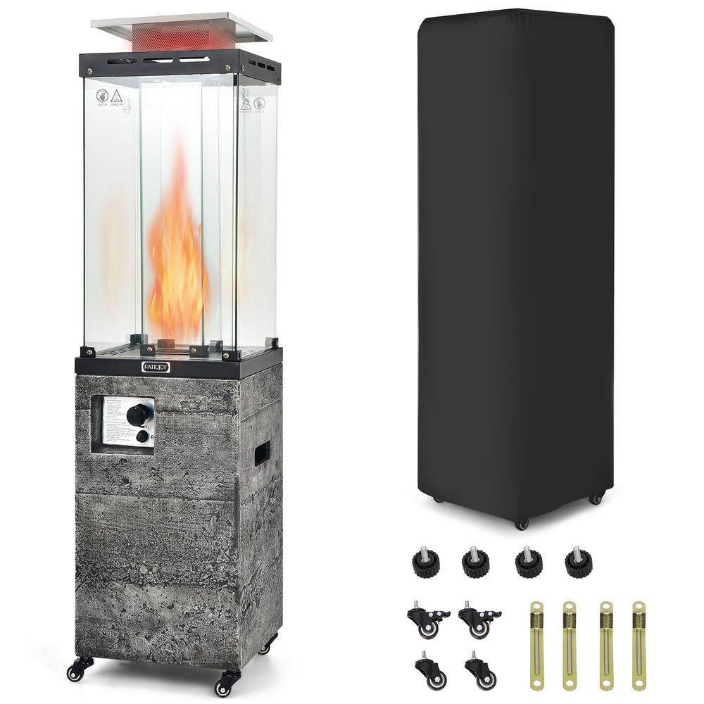 Costway Propane Patio Heater with Metal Hood 41,000 BTU New