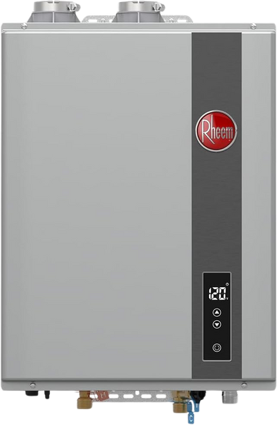Rheem RTGH-95DVLN-3 9.5 GPM Indoor Tankless Water Heater Natural Gas Super High-Efficiency Condensing New