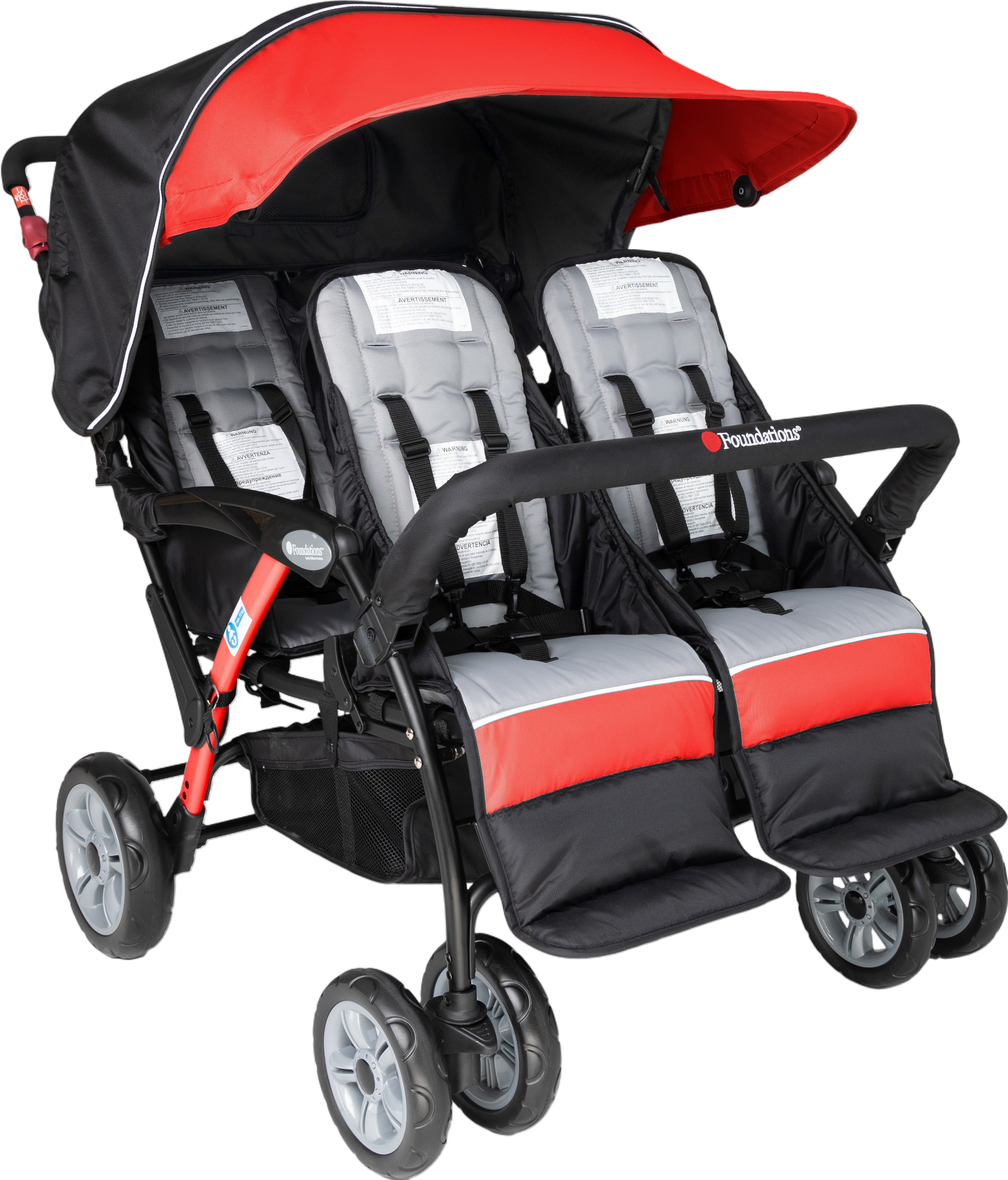 Gaggle Compass Quad 4 Seat Stroller New