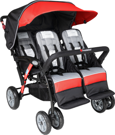 Gaggle Compass Quad 4 Seat Stroller New