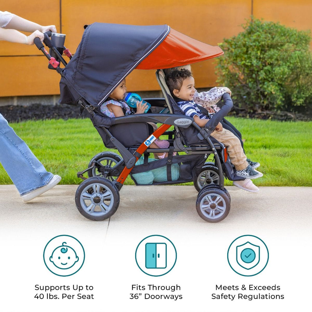 Gaggle Compass Quad 4 Seat Stroller New