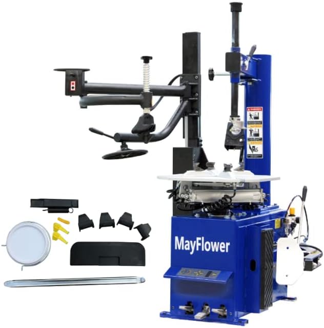 Mayflower Tools 960 + 680 1.5 HP Automatic Tire Changer with Assist Arm and Electronic Wheel Balancer Combo New