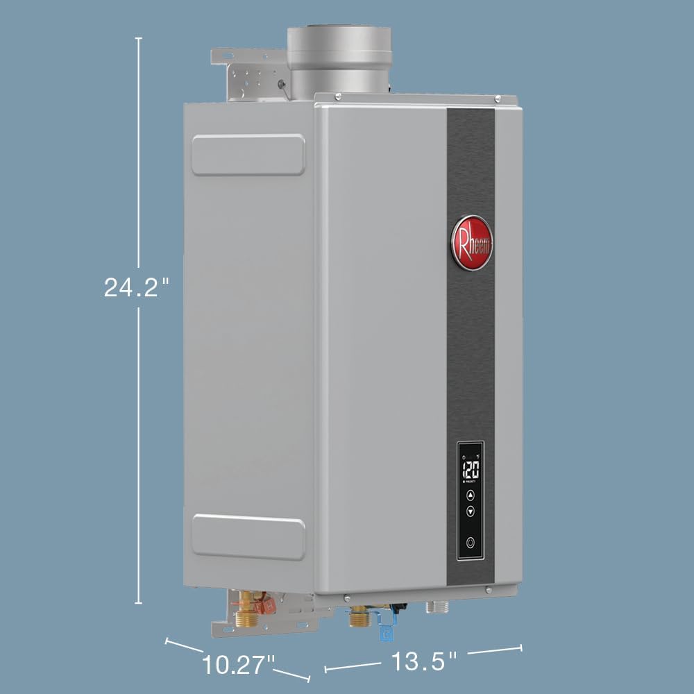 Rheem RTG-95DVLN-3 9.5 GPM Indoor Tankless Water Heater Natural Gas High-Efficiency Non-Condensing New
