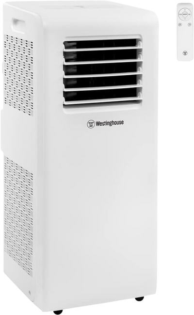 Westinghouse 8,000 BTU Portable Air Conditioner with Remote 3-in-1 For Rooms Up to 200 sq. ft. WPAC8000 White New