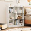 41 Inches 8-Cube Freestanding Bookcase for Kids-White - Gallery View 1 of 10