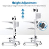 Yescom NexusX PC Computer Desktop Rolling Mobile Cart Workstation New
