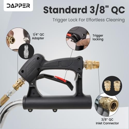 Dapper Supply Surface Pressure Washer Cleaner 20" 4350 PSI with Hose Adapters New