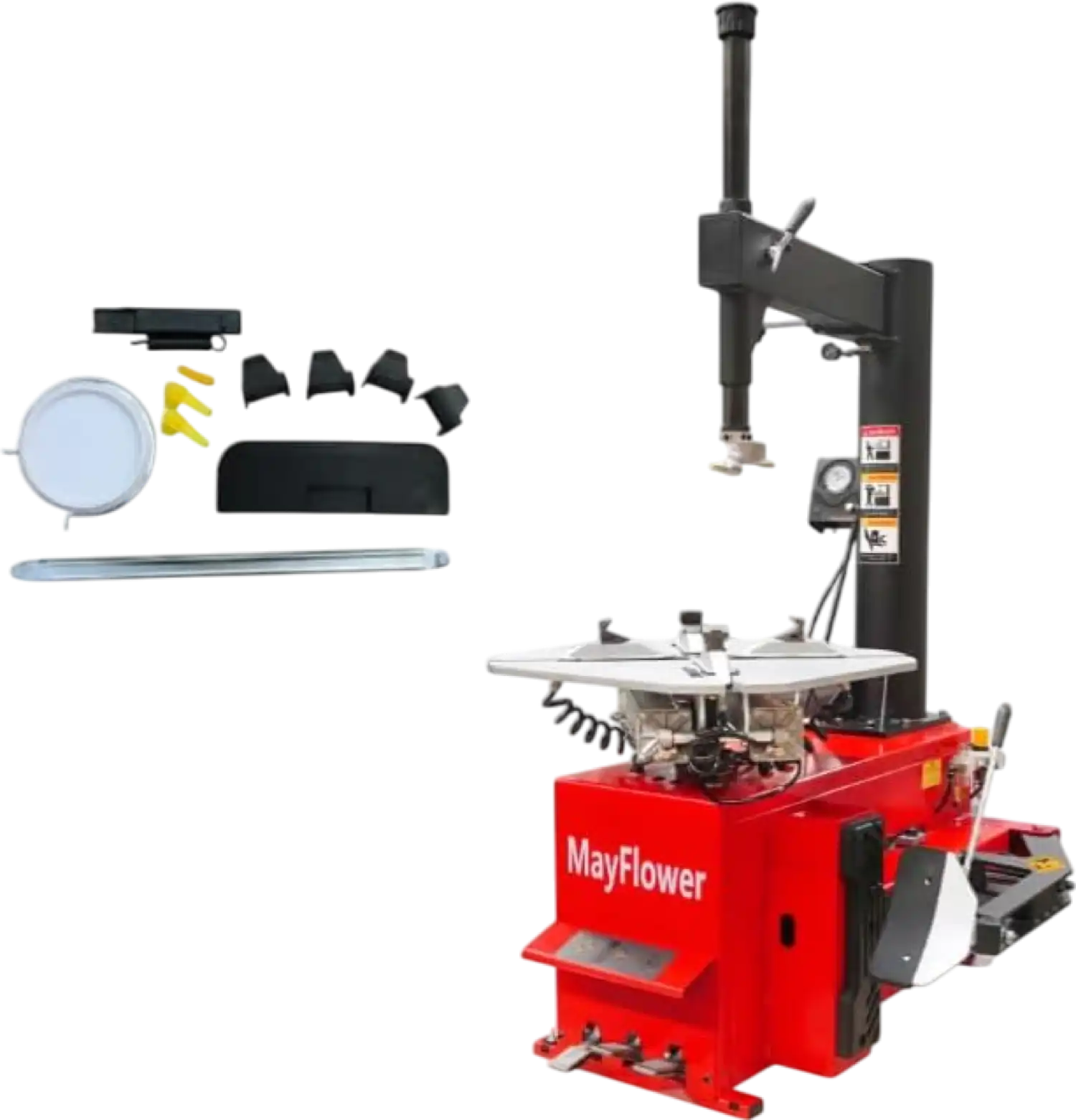 Mayflower Tools 980 Tire and Wheel Changer 3 HP Bead Blaster Red Edition New