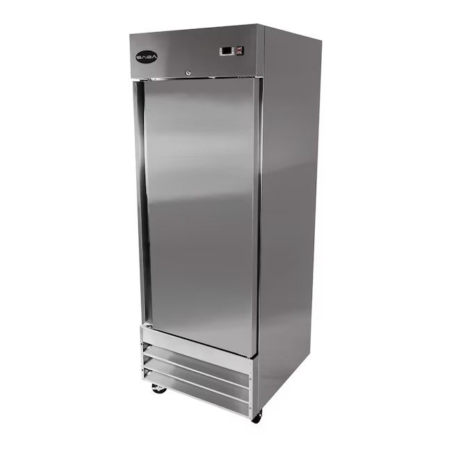 SABA S-23R Commercial Refrigerator 23 cu. ft. One Door Reach-In Stainless Steel New