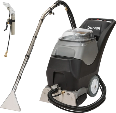Dapper Supply Carpet Extractor 4-in-1 Cold Water Machine with Steam Upholstery & Floor Wand New