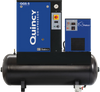 Quincy Compressor QGS Rotary Screw Air Compressor w/ Dryer, 200/208, 230, 460 Volt, 3 Phase, 5 HP, 16.6 CFM, 60 Gallon New