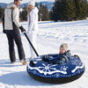 42" Heavy-duty Inflatable Snow Tube with Detachable Tow Strap-Blue - Gallery View 1 of 10