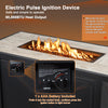 Costway Fire Pit Table with Ceramic Tabletop 42" 60,000 BTU Propane Powered New