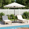 Bronze 42 lb weighted patio umbrella base with adjustable knob, designed for stability in outdoor settings.