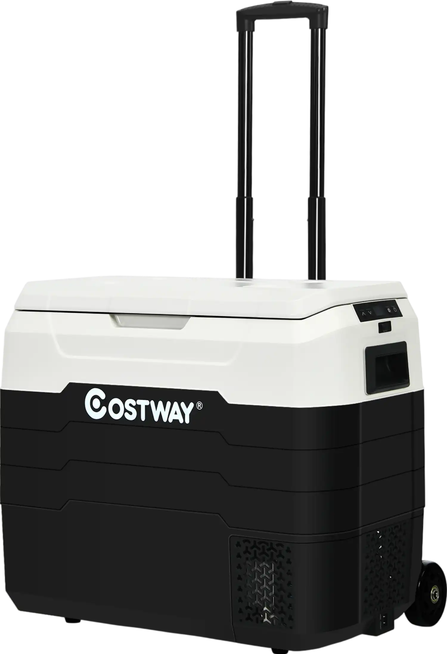 Costway Portable Car Refrigerator Dual-Zone 42 QT New