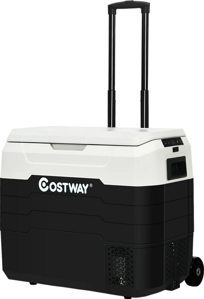 Costway Portable Car Refrigerator Dual-Zone 42 QT New