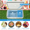 Costway Portable Car Refrigerator Dual-Zone 42 QT New