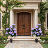 43.5" Artificial Hydrangea Tree 2 Pack-Purple - Gallery View 1 of 10
