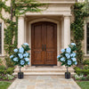 43.5" Artificial Hydrangea Tree 2 Pack-Blue - Gallery View 1 of 10