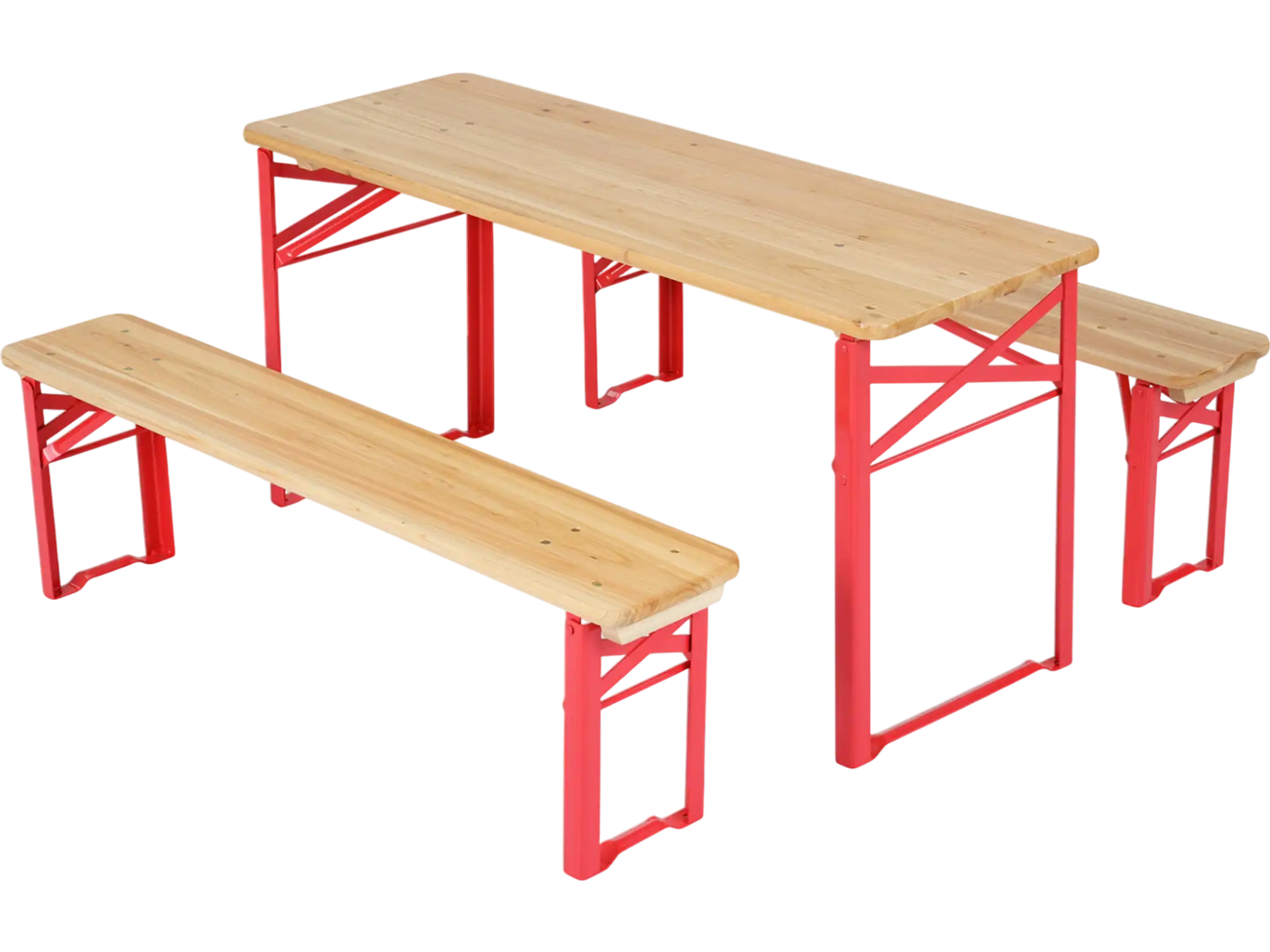 Costway Folding Kids Picnic Table & Bench Set 43.5