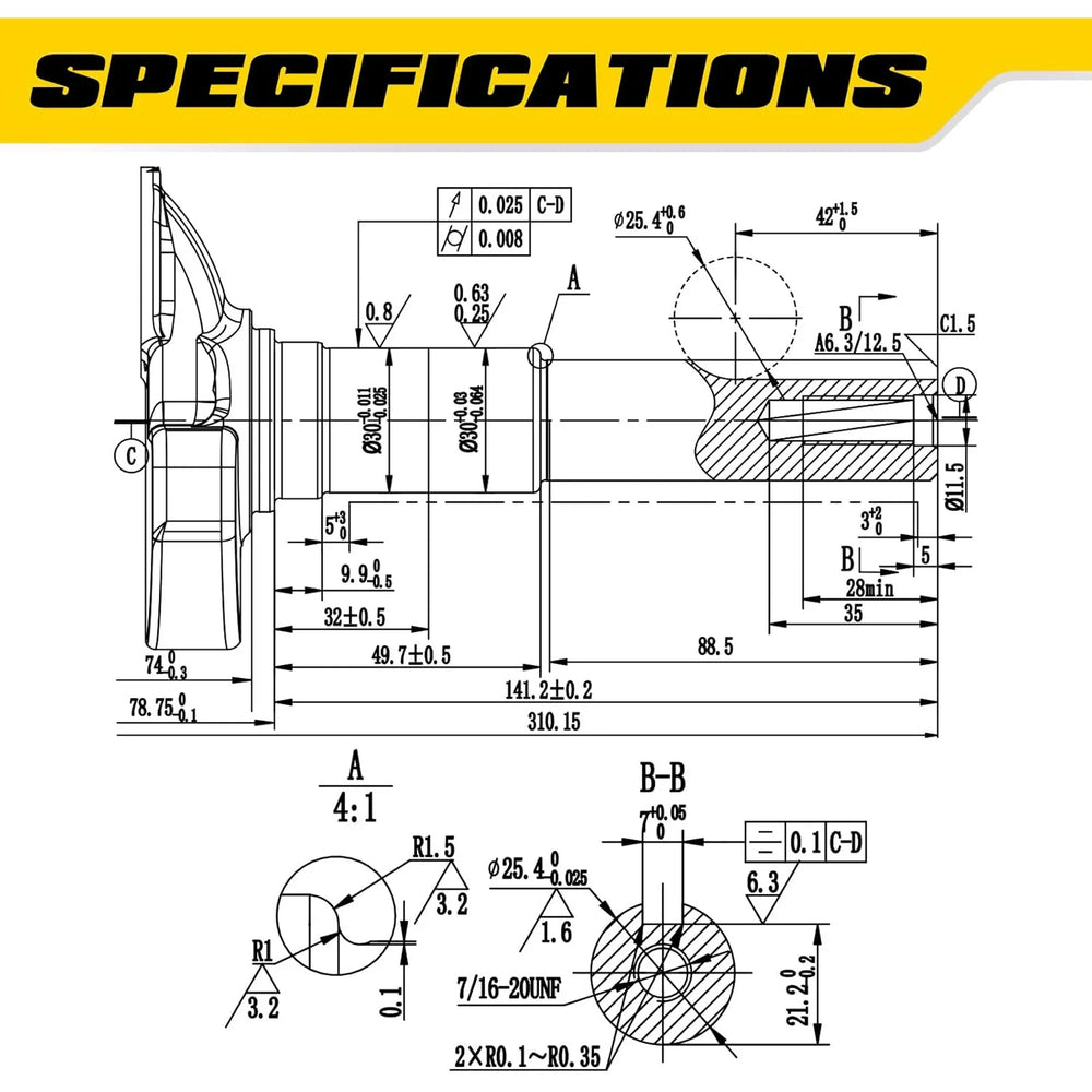 Aceup Energy AE274 Gas Engine 9 HP 274CC 4-Stroke OHV Horizontal Shaft New
