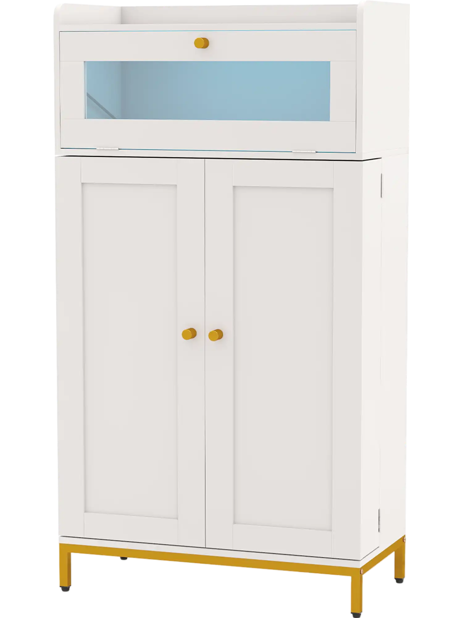 Costway Kitchen Pantry Cabinet Freestanding Food Storage Cupboard 47777652 New