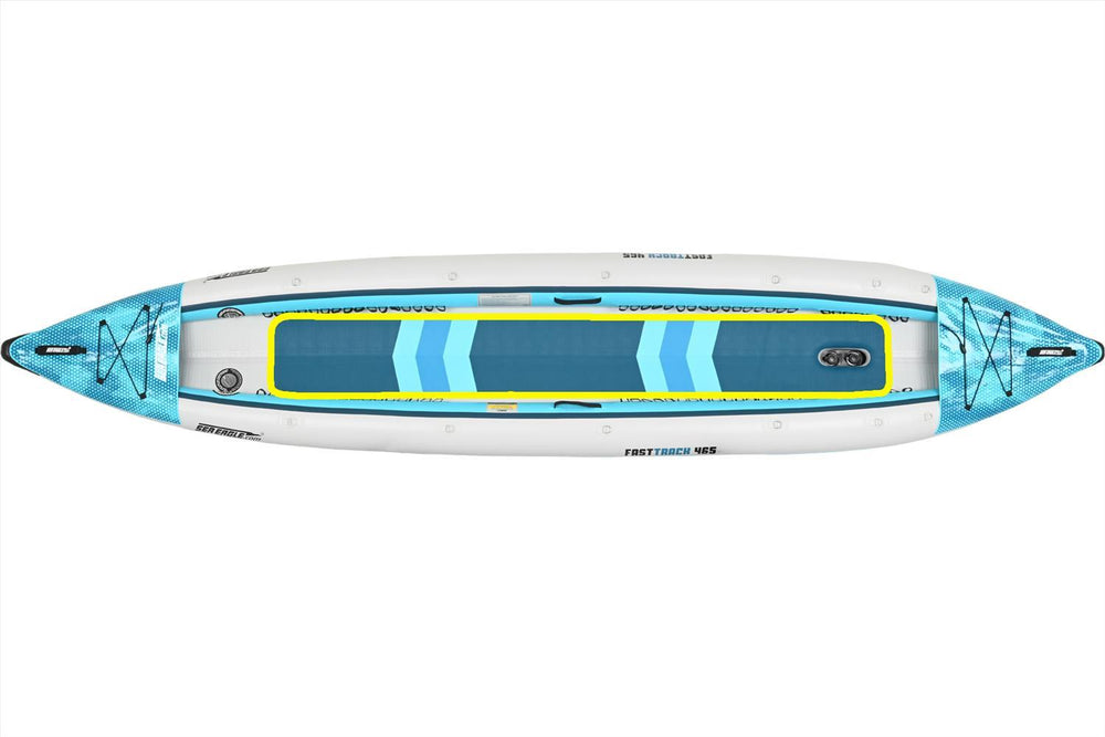 Sea Eagle 465FTK_P2 465ft FastTrack V-Bottom Inflatable Kayak Pro 2 Person Package New