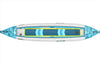 Sea Eagle 465FTK_P 465ft FastTrack V-Bottom Inflatable Kayak Pro 3 Person Package New