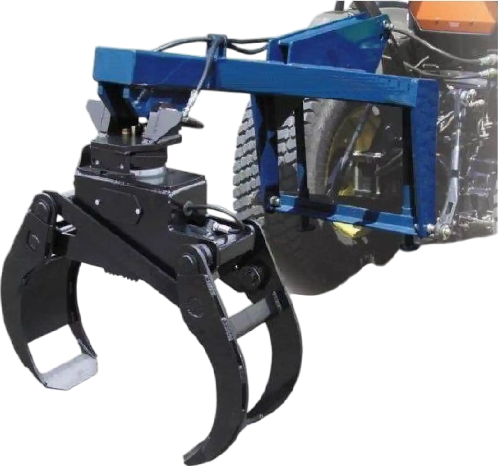 Ramsplitter 3-Point Log Grapple Tractor Mounted 2000 Lbs Capacity New