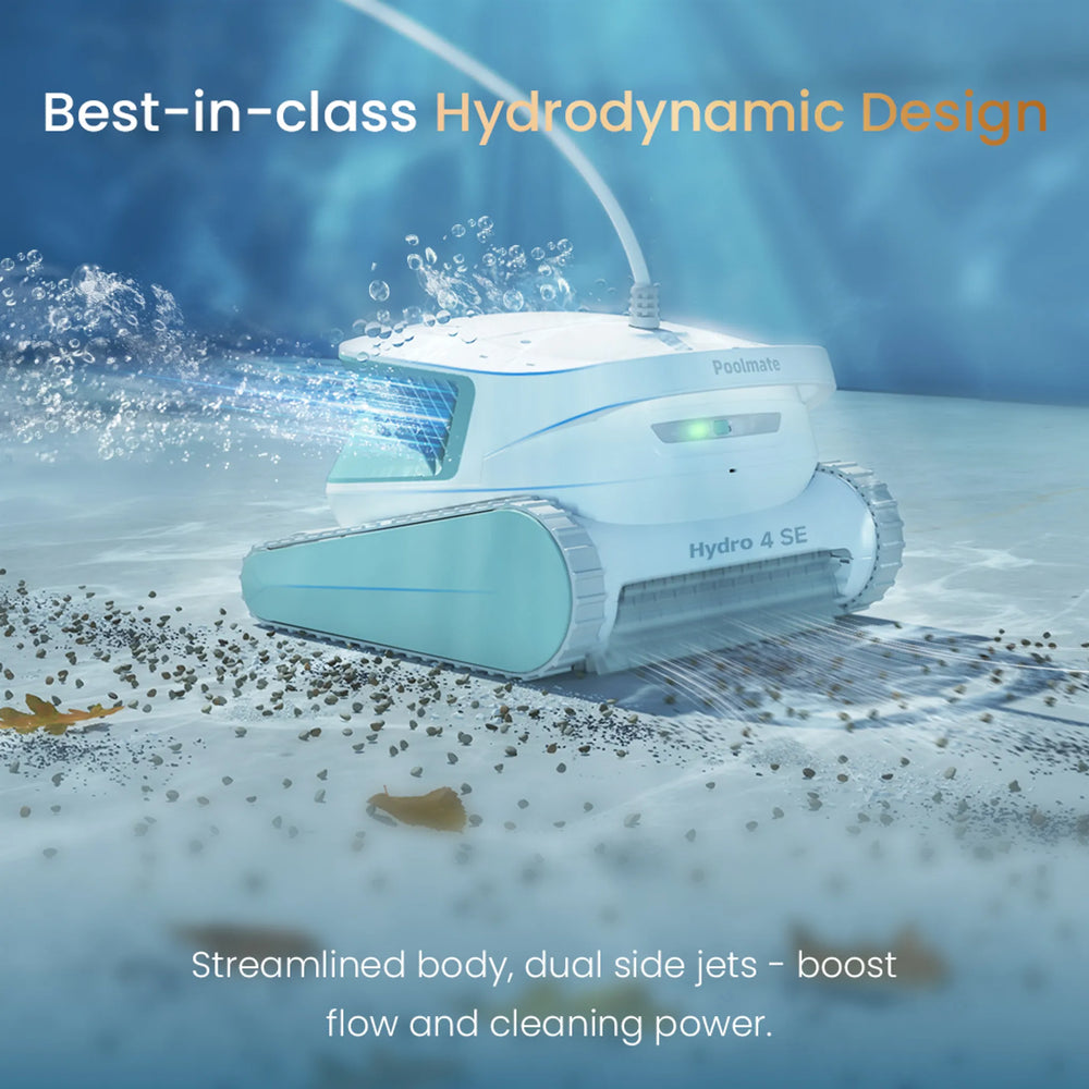 Chasing Poolmate Hydro 4 SE Pool Cleaner Corded 1,614 sq. ft. 5070 GPH HydroCurve S Path New