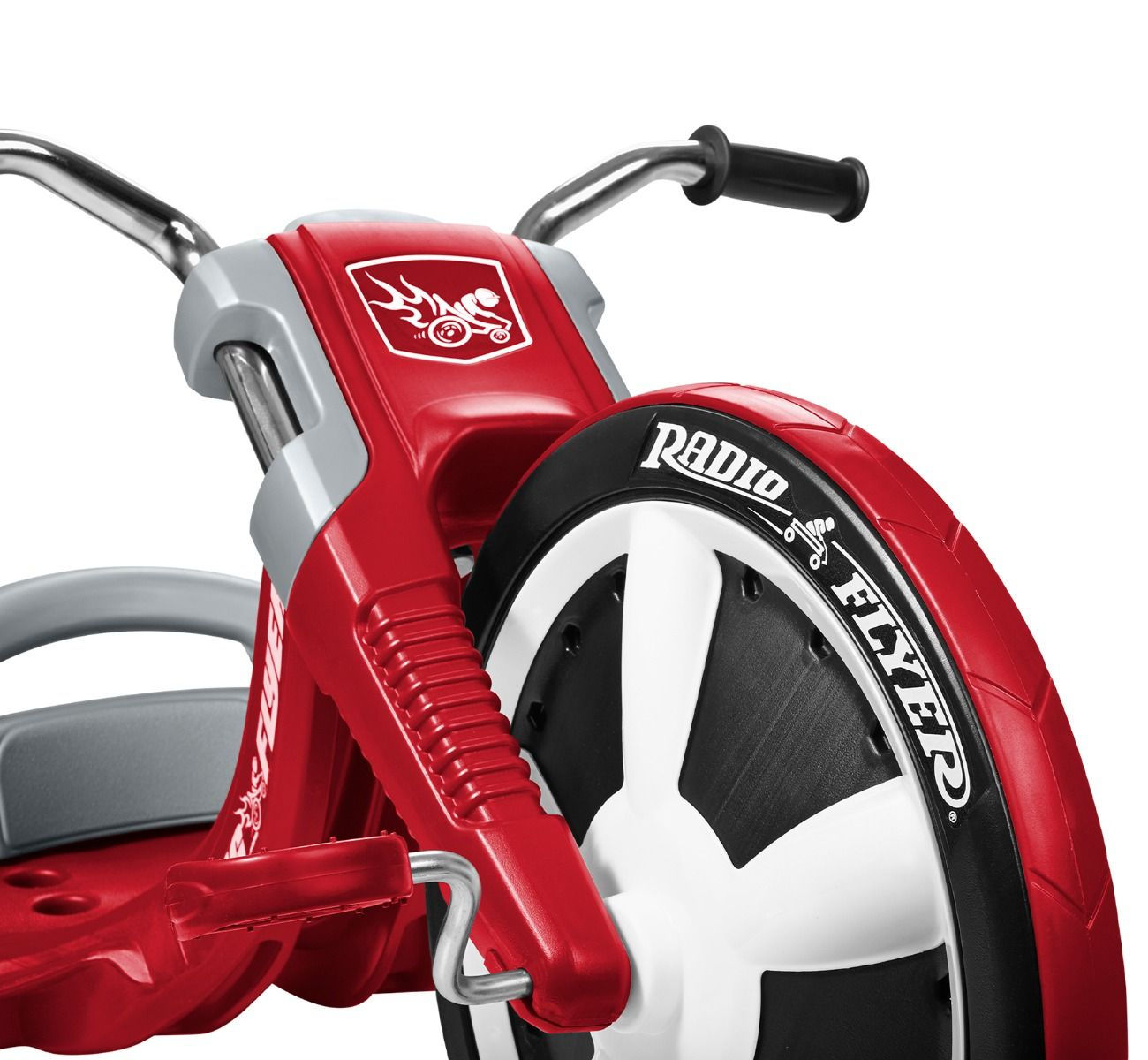 Radio Flyer Deluxe Big Flyer Tricycle with Chopper Style Big Front