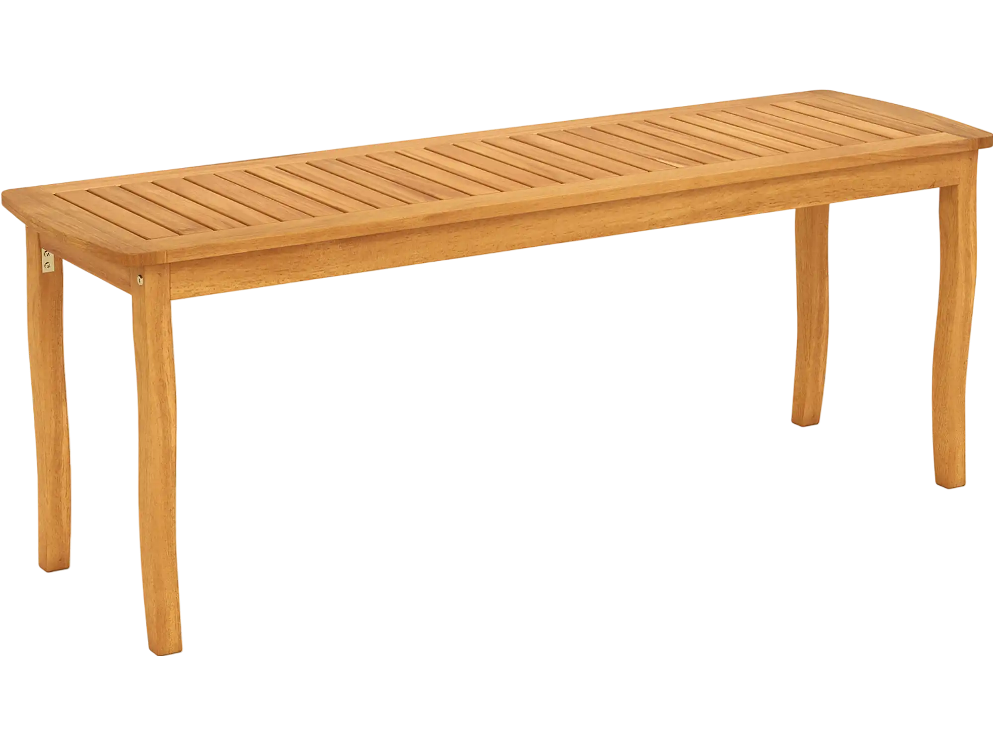 Costway Acacia Wood Outdoor Patio Dining Bench 48