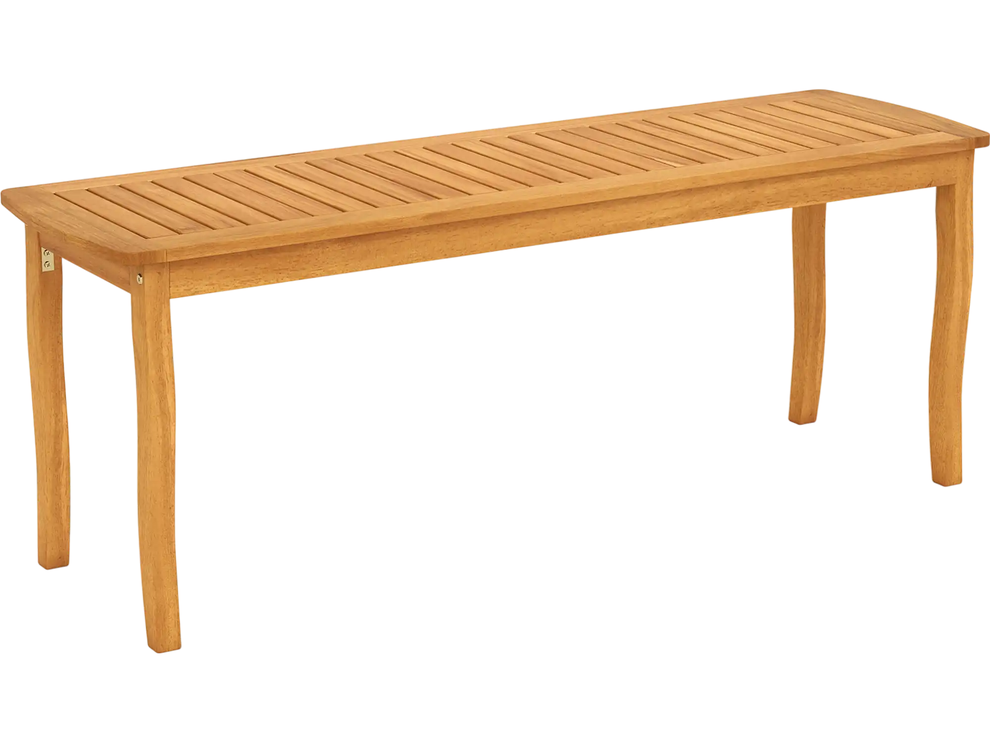 Costway Acacia Wood Outdoor Patio Dining Bench 48